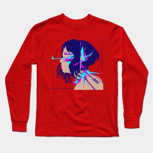 Cyberpunk Girl Long Sleeve T-Shirt